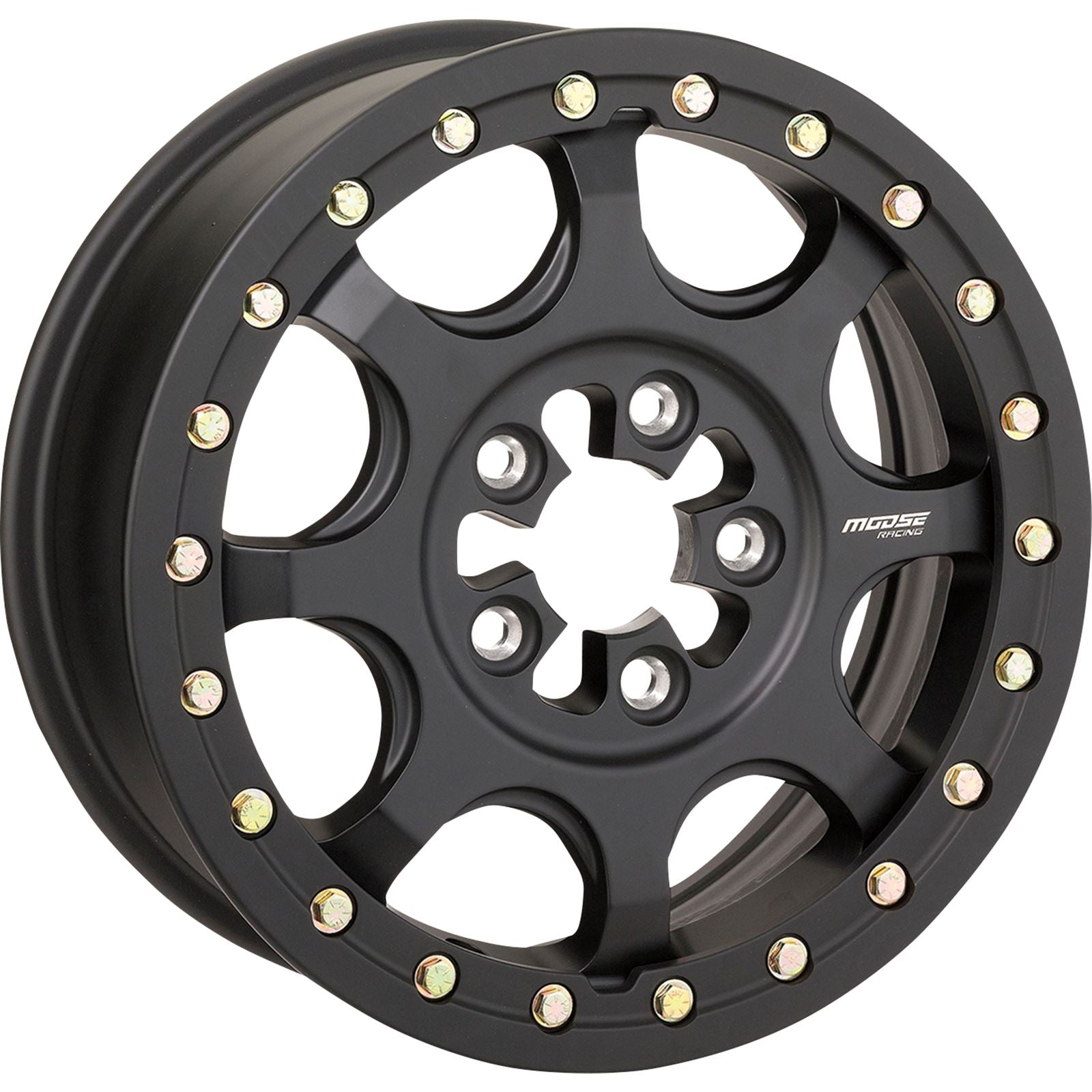 Moose Offroad Wheel - 351X - Front/Rear - Satin Black - 15x7 - 5/4.5 - 5+2 351BM157545SB64_912154