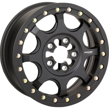 Moose Offroad Wheel - 351X - Front/Rear - Satin Black - 15x7 - 5/4.5 - 5+2 351BM157545SB64_912154