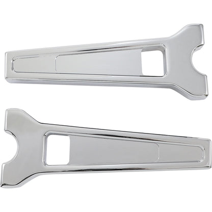 LA Choppers Straight Risers - 8" x 1-1/4" - Chrome [MPN: LA-7480-08C]_1131572