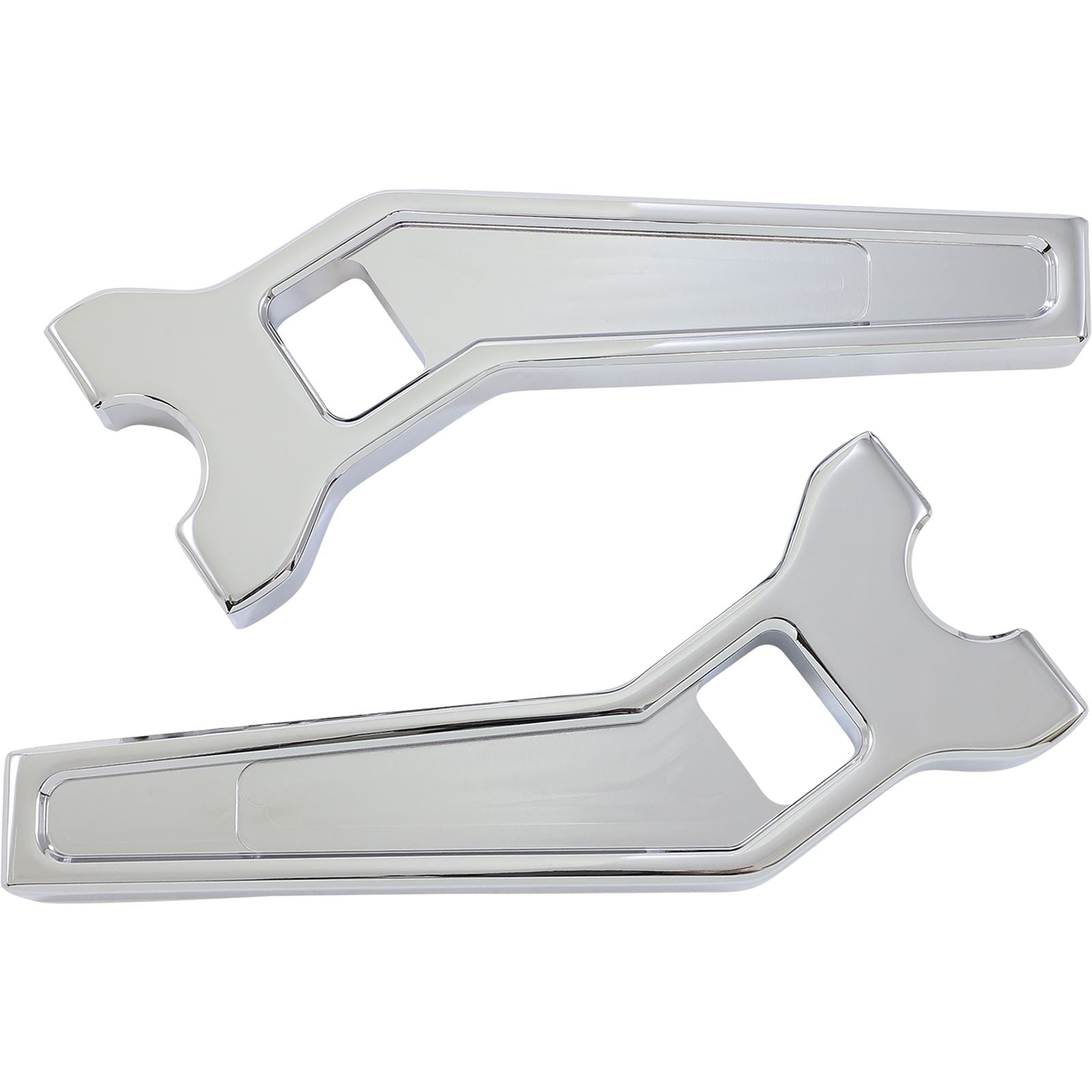 LA Choppers Pullback Risers - 8" x 1-1/4" - Chrome [MPN: LA-7481-08C]_1131577