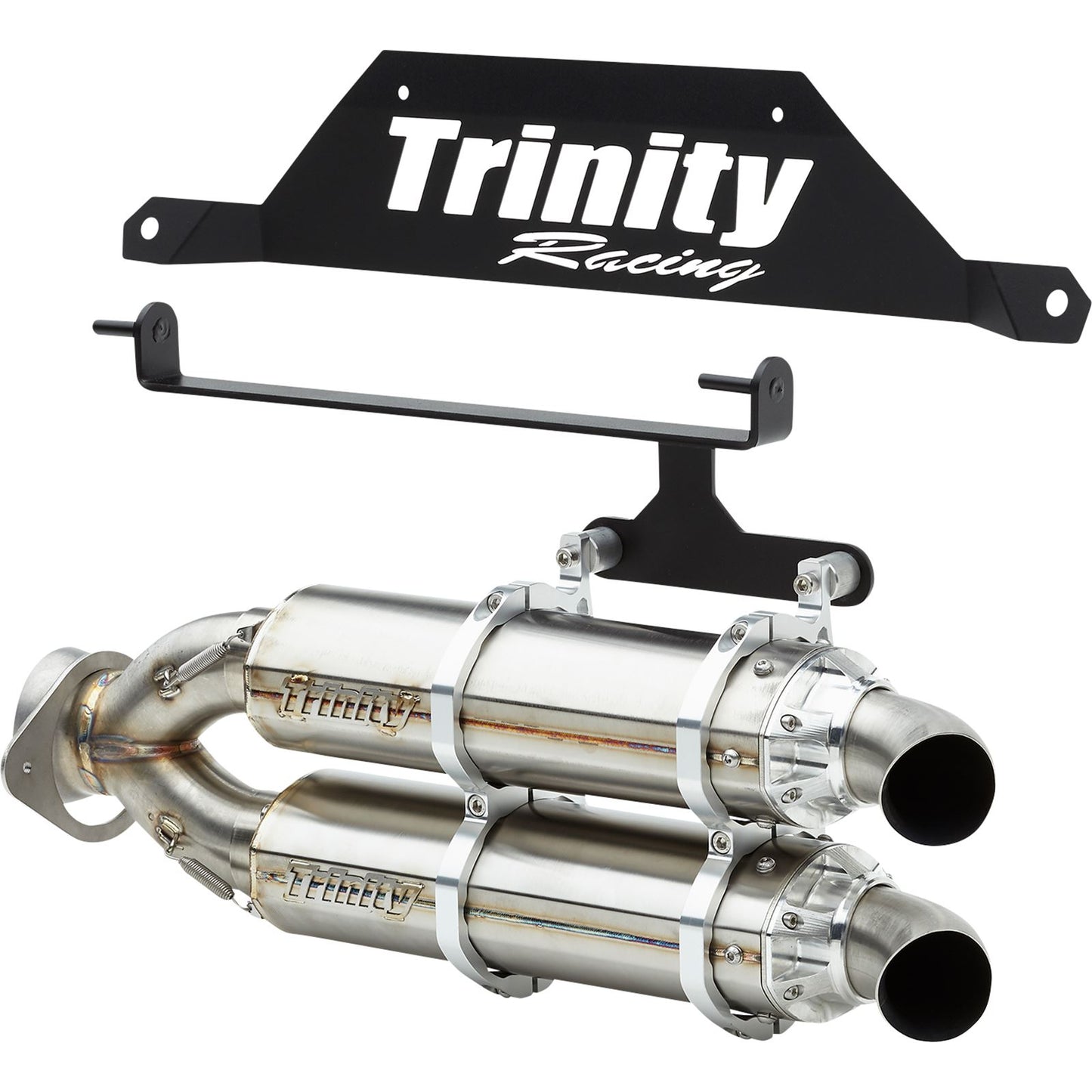 Trinity Racing Slip-On Muffler - Stainless Steel for Polaris [MPN: TR4182S]_1136101