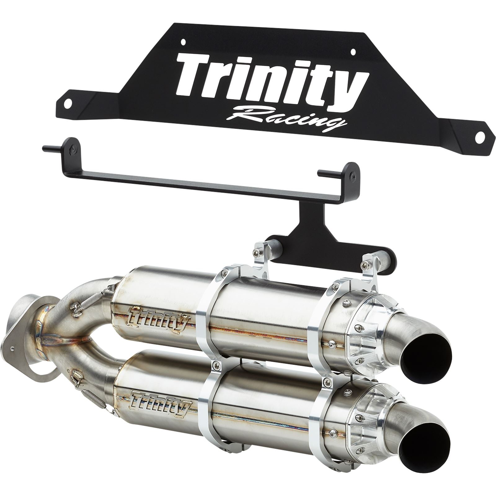 Trinity Racing Slip-On Muffler - Stainless Steel for Polaris [MPN: TR4182S]_1136101