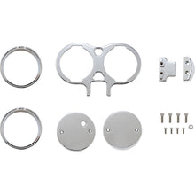 LA Choppers Gauge Mount - Dual - Chrome for Dyna/Sportster [MPN: LA-7397-02C]_1135351