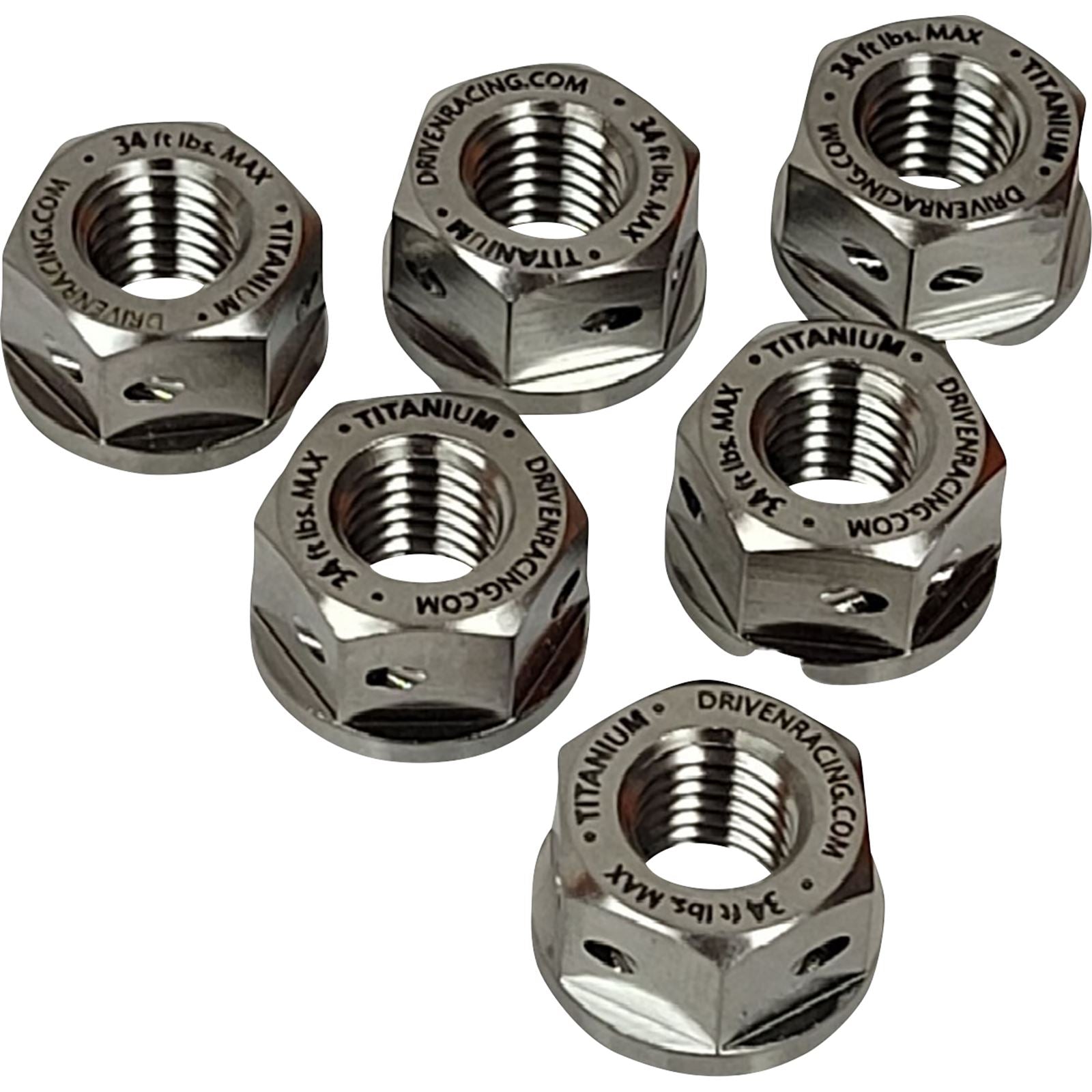 Driven Sprocket Nuts - Titanium DSN-TN_912405