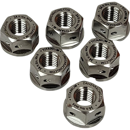 Driven Sprocket Nuts - Titanium DSN-TN_912405