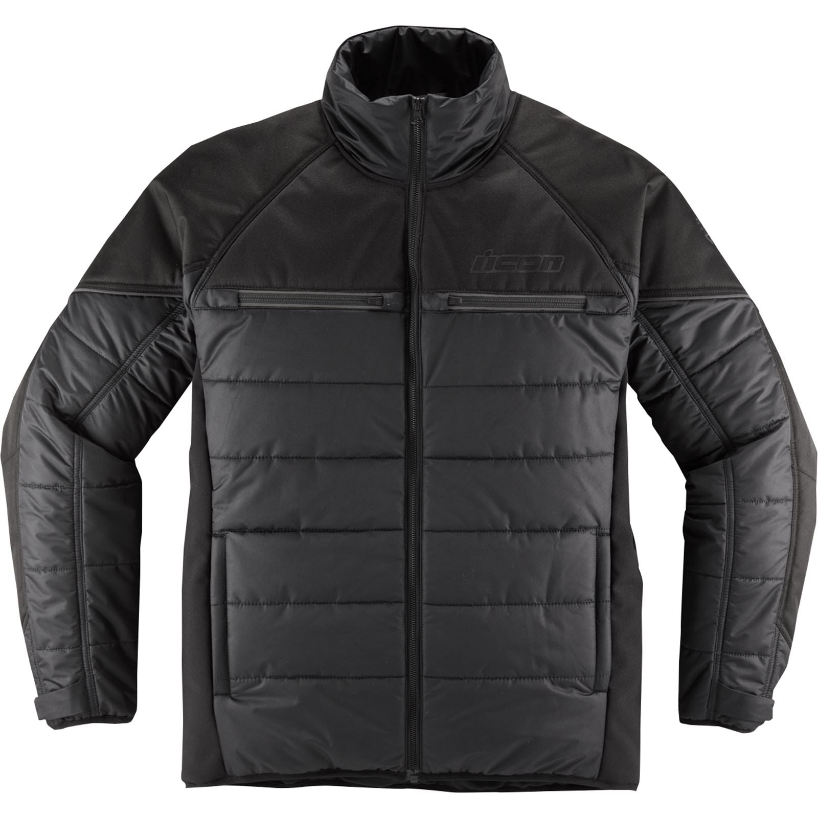 Icon Ghost Puffer Jacket - Black/Charcoal_912516