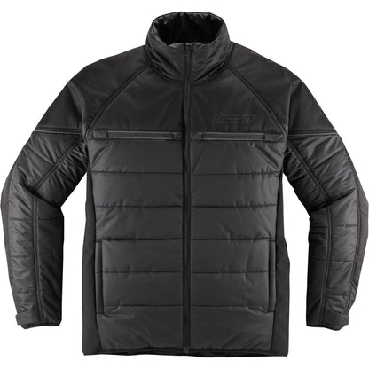 Icon Ghost Puffer Jacket - Black/Charcoal_912516