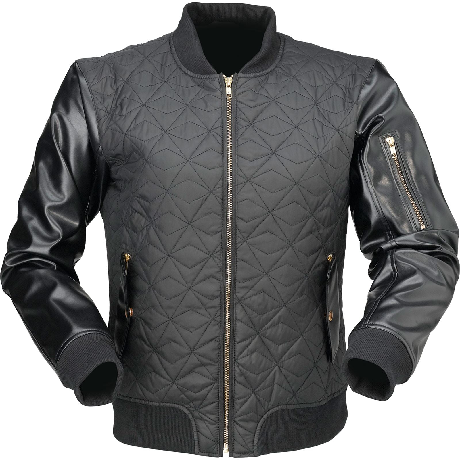 Z1R Women's Bomber Jacket - Black - 3W 2822-1504_912488