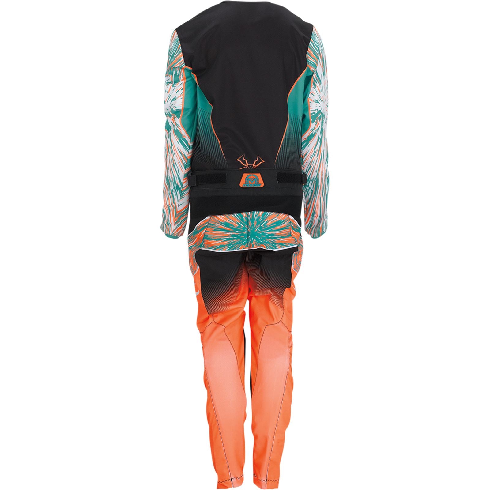 Moose Offroad Youth Agroid Pants - Teal/Orange/Black_912801