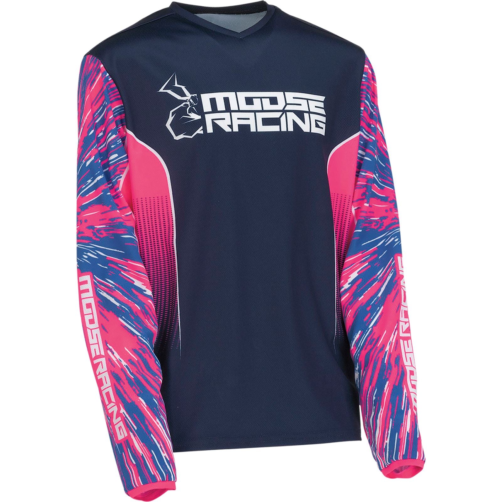 Moose Offroad Youth Agroid Jersey - Pink/Blue _913160