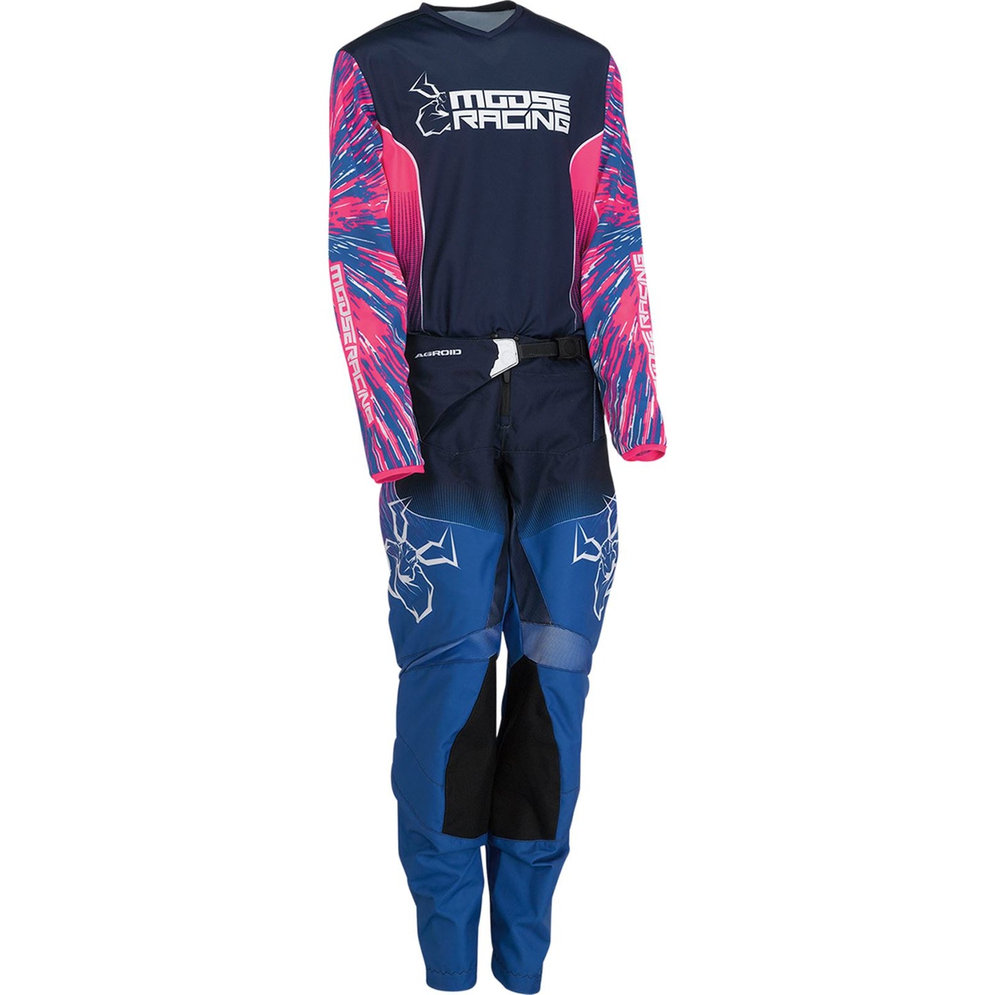 Moose Offroad Youth Agroid Jersey - Pink/Blue _913162