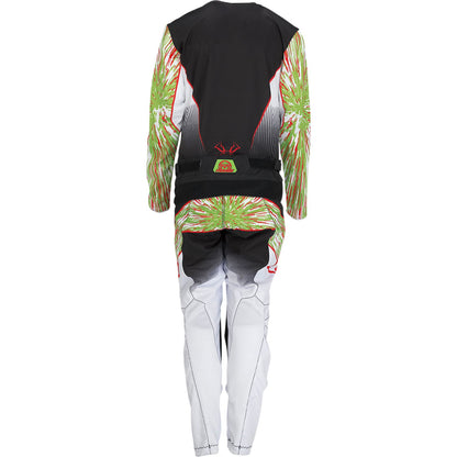 Moose Offroad Youth Agroid Jersey - Green/Red/Black _913141