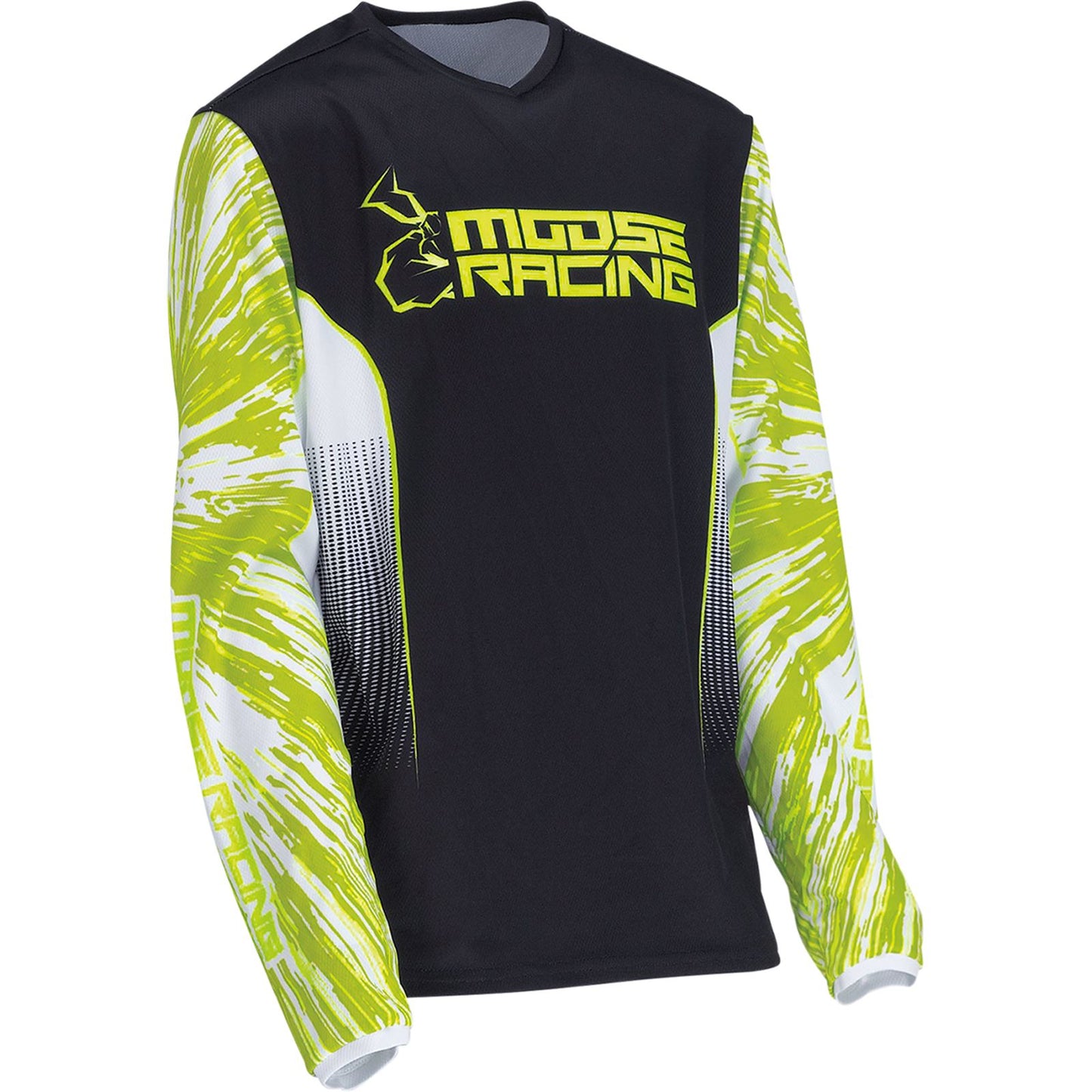 Moose Offroad Youth Agroid Jersey - Hi-Vis/Black_913205