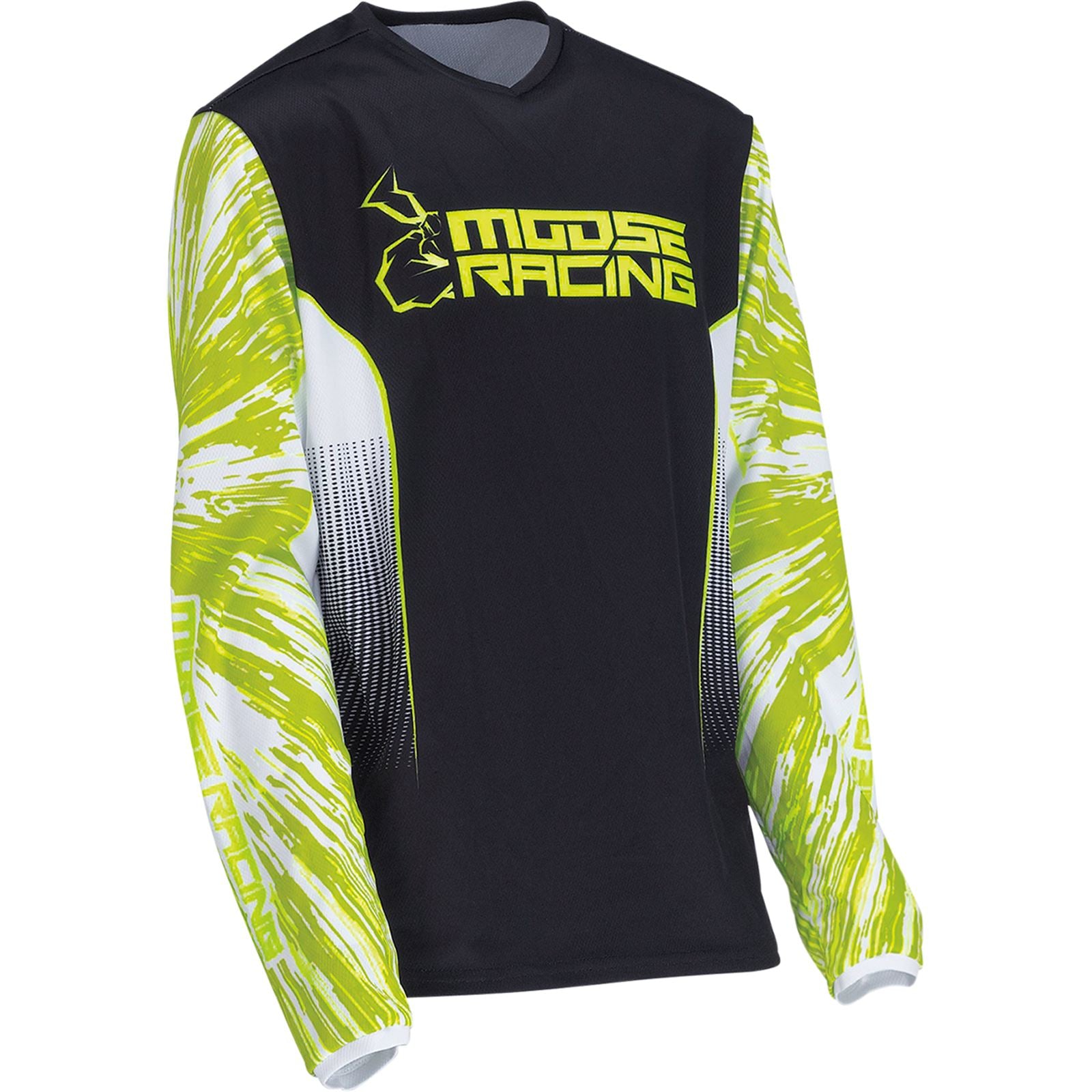 Moose Offroad Youth Agroid Jersey - Hi-Vis/Black_913205