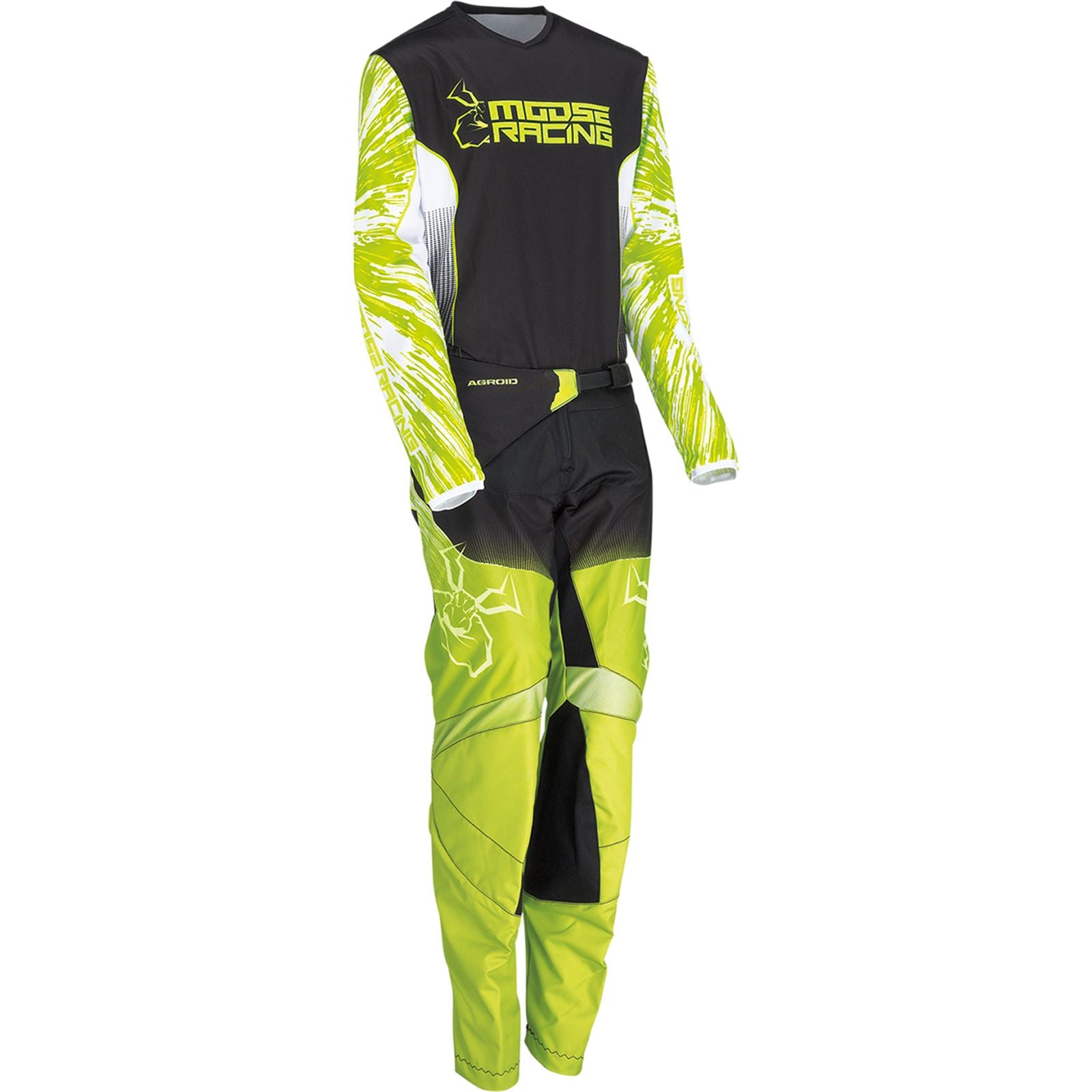 Moose Offroad Youth Agroid Jersey - Hi-Vis/Black_913182