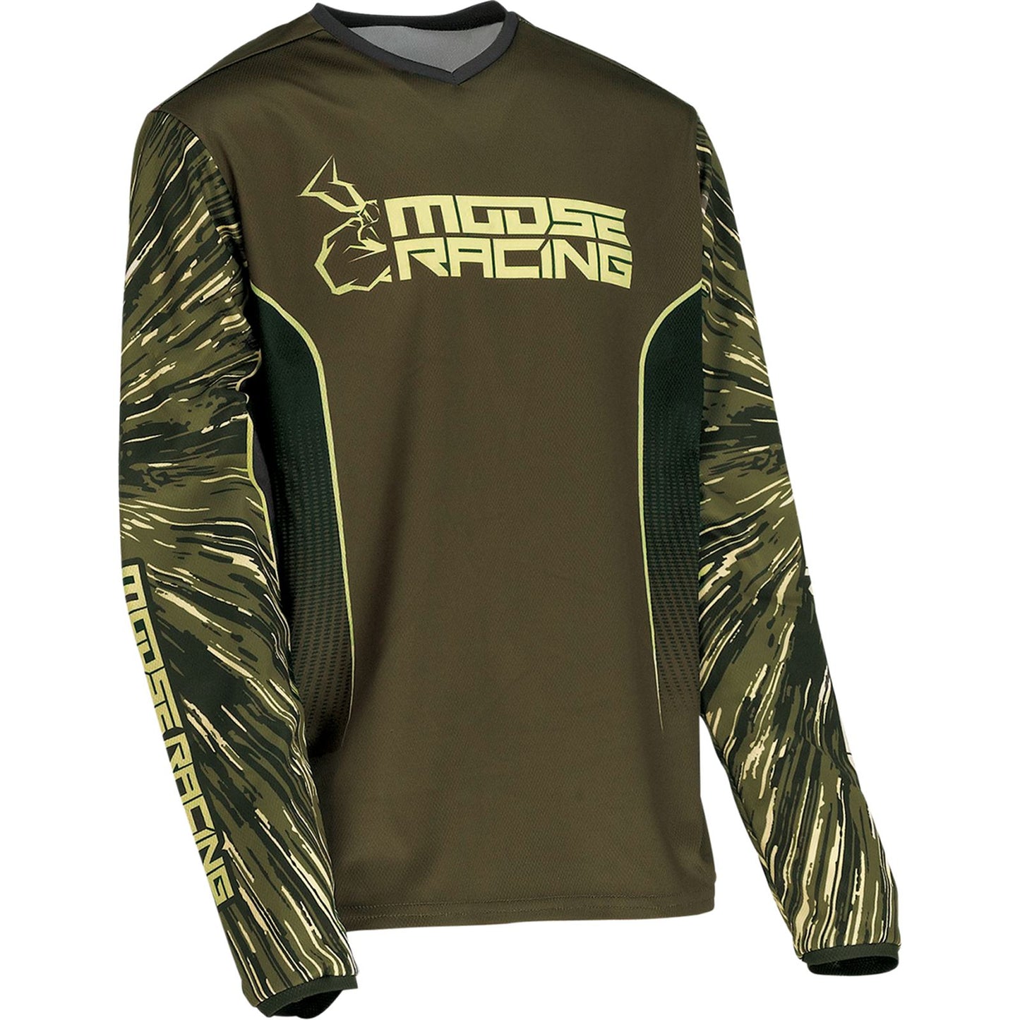Moose Offroad Youth Agroid Jersey - Olive/Tan _913222