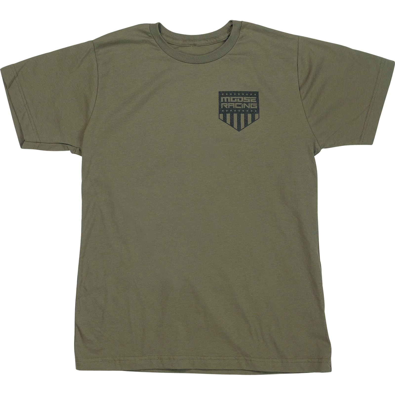 Moose Offroad Youth Salute T-Shirt - Olive_913342