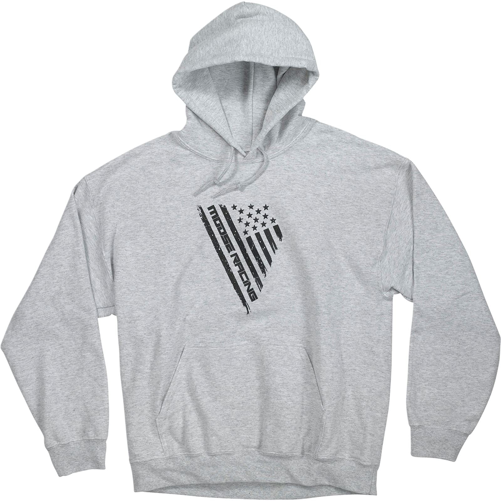 Moose Offroad Salute Hoodie - Ash - Small 3050-6347_913382