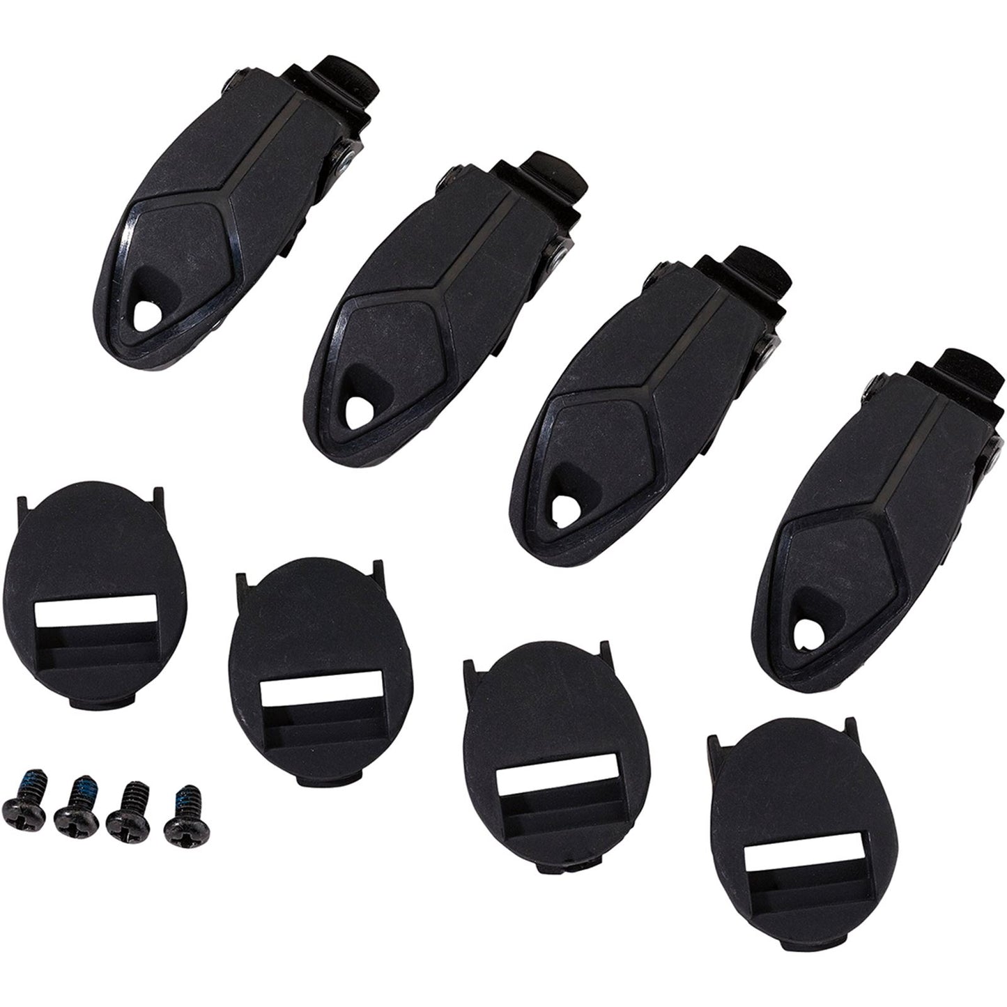 Moose Offroad Qualifier Boot Buckle Kit - Black 3430-1006_1096548