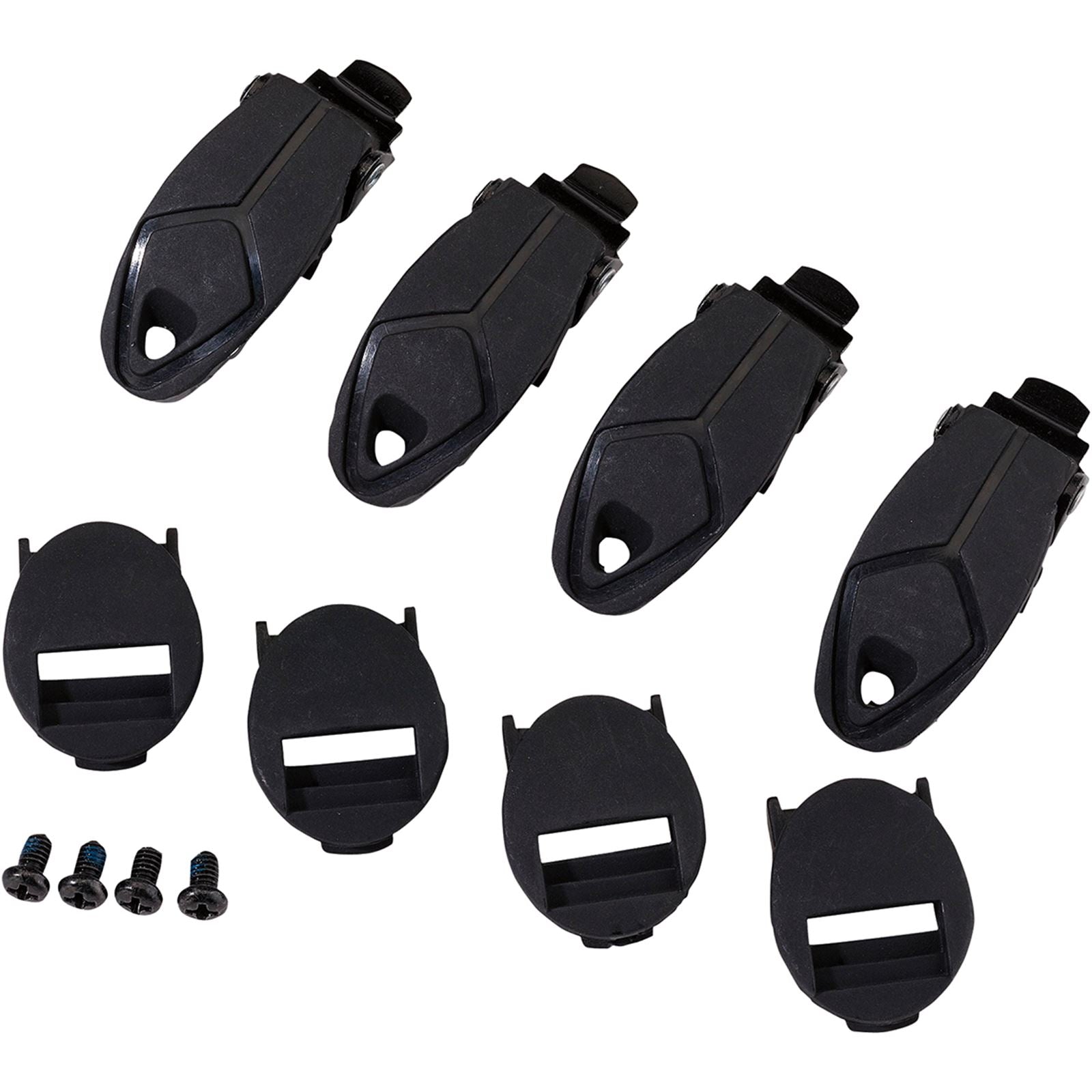 Moose Offroad Qualifier Boot Buckle Kit - Black 3430-1006_1096548