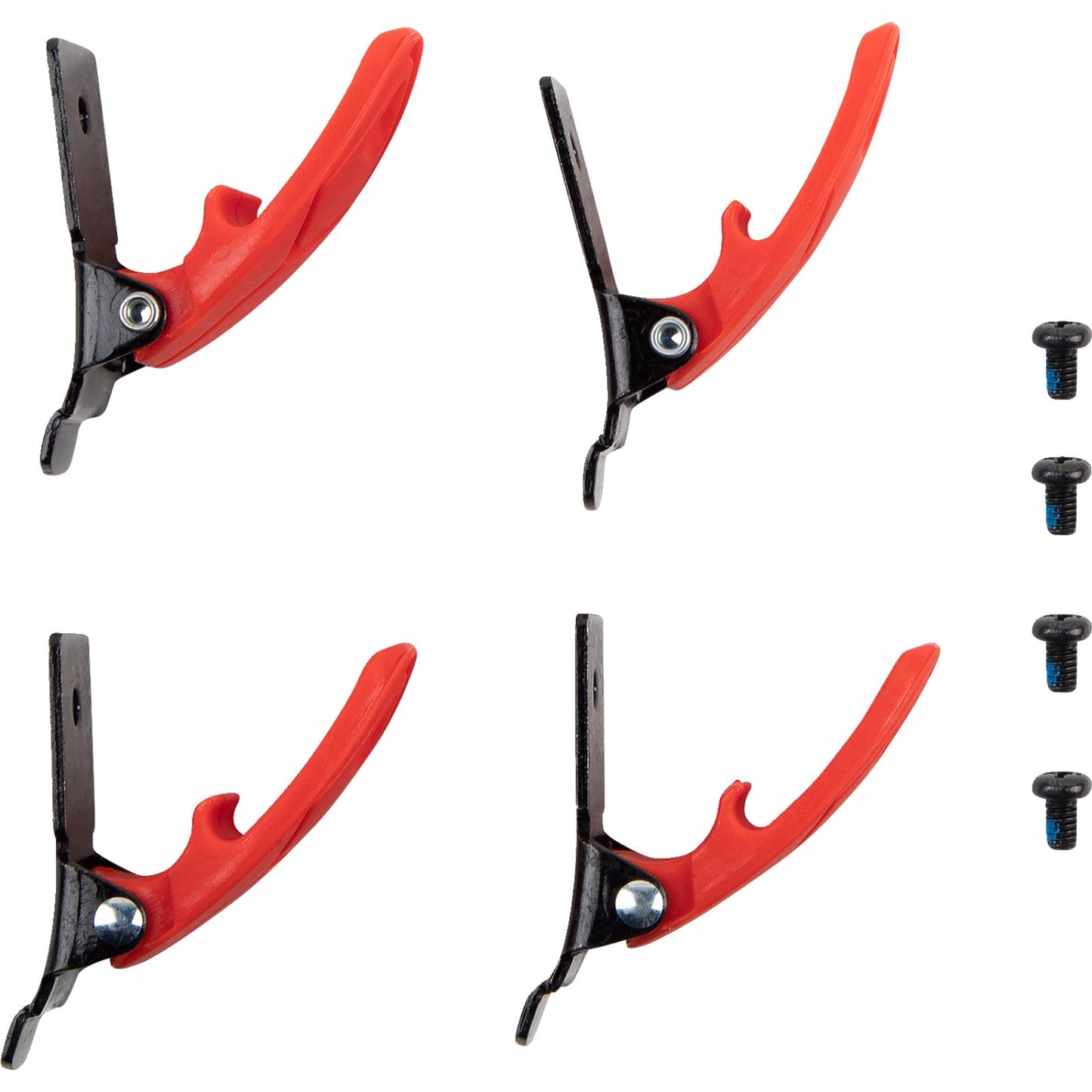 Moose Offroad Qualifier Boot Buckle Kit - Red 3430-1008_1157210
