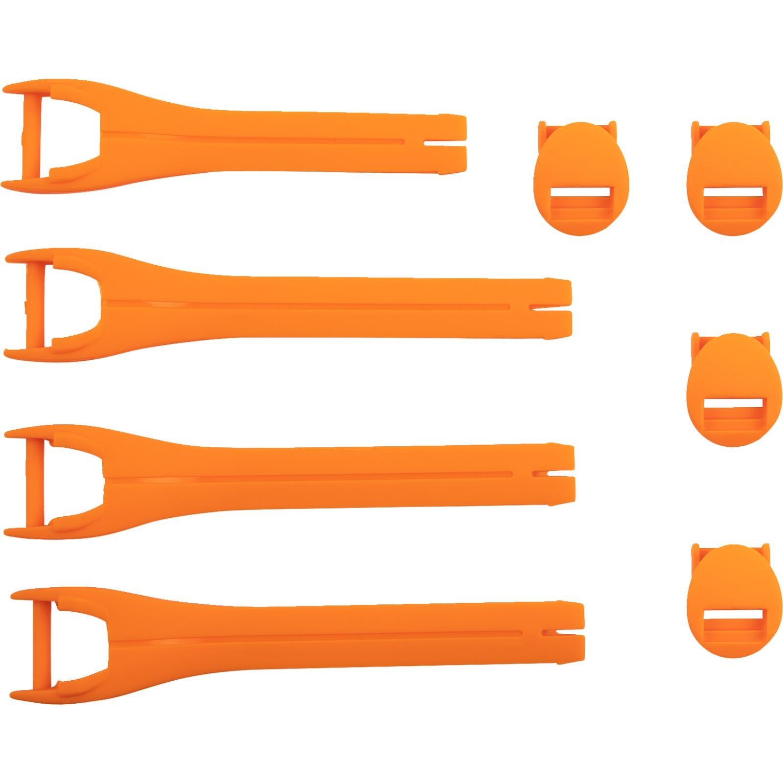 Moose Offroad Qualifier Boot Strap Kit - Orange - Size 7-9 3430-1014_1157205