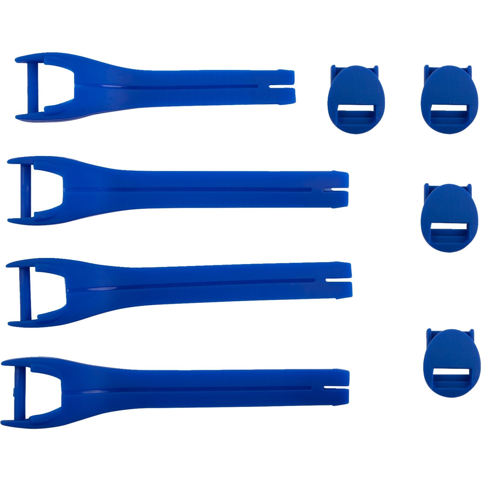 Moose Offroad Qualifier Boot Strap Kit - Blue - Size 7-9 3430-1015_1157204