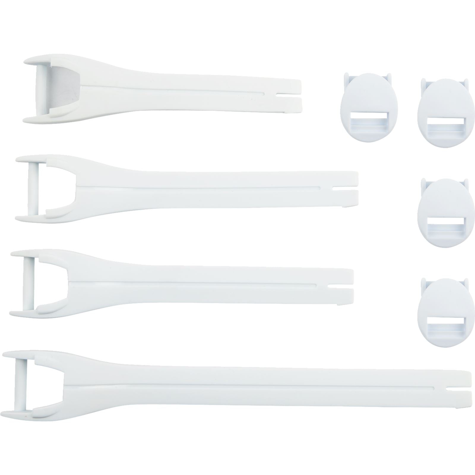 Moose Offroad Qualifier Boot Strap Kit - White - Size 10-15 3430-1017_1157203