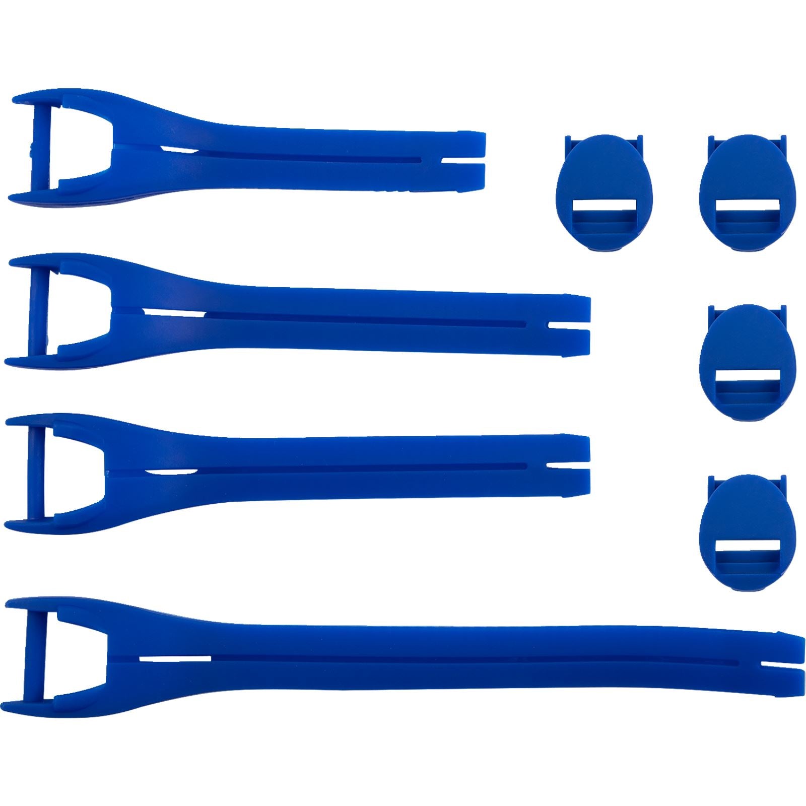 Moose Offroad Qualifier Boot Strap Kit - Blue - Size 10-15 3430-1020_1157213