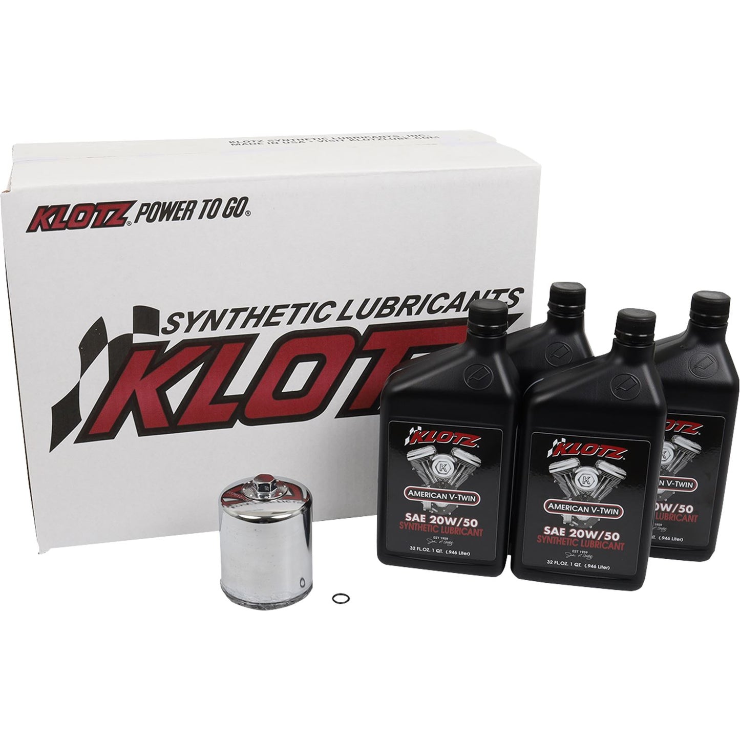Klotz Basic Oil Change Kit - Fits Harley models [MPN: KH-101]_1097482
