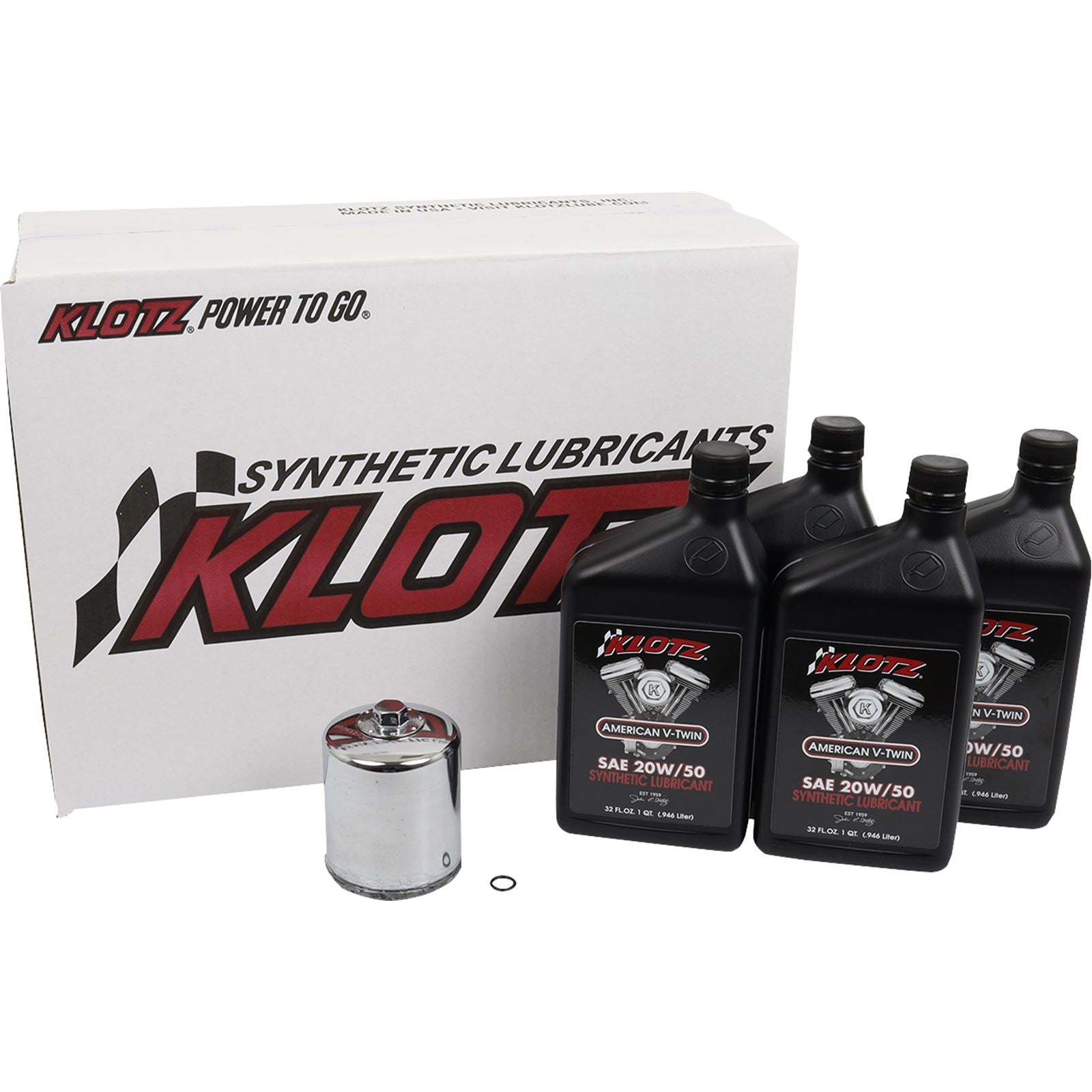 Klotz Basic Oil Change Kit - Fits Harley models [MPN: KH-101]_1097482