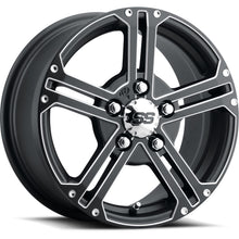 ITP SS112 Wheel - 15x7 - 6+1 Offset - 5/4.5 - Machined/Black [MPN: 15SS545BX]_914731