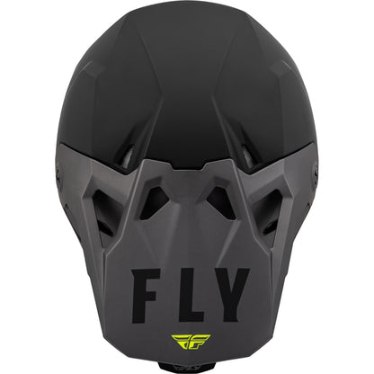 Fly Racing Youth Formula CP Slant Helmet - Matte Black/Grey/Hi-Vis - Large 73-0030YL_914726