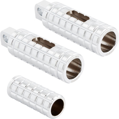Arlen Ness Cush Footpegs - Male - Chrome 400-031_914811