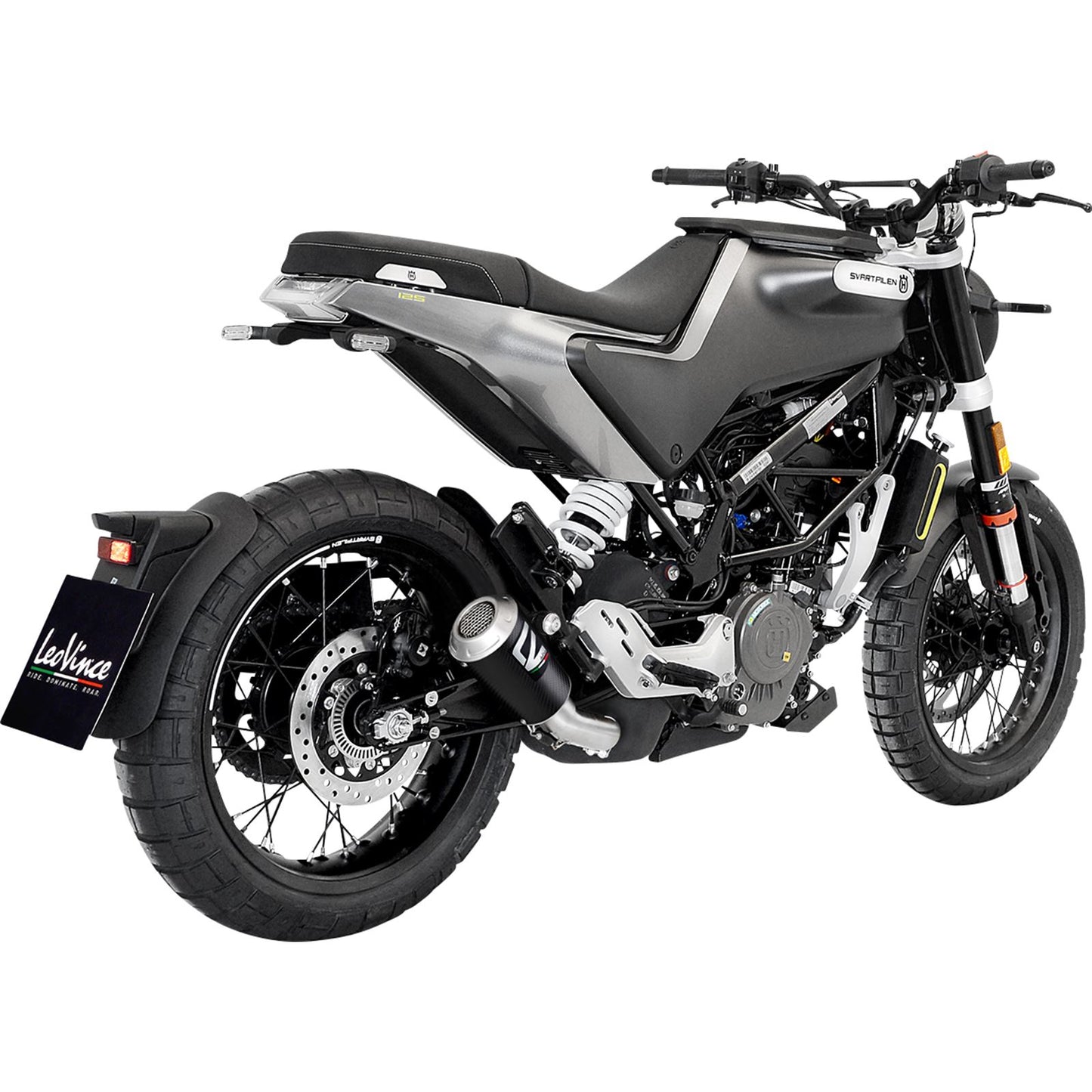 Leovince LV-10 Slip-On Muffler - Carbon Fiber for Husqvarna [MPN: 15242C]_914859