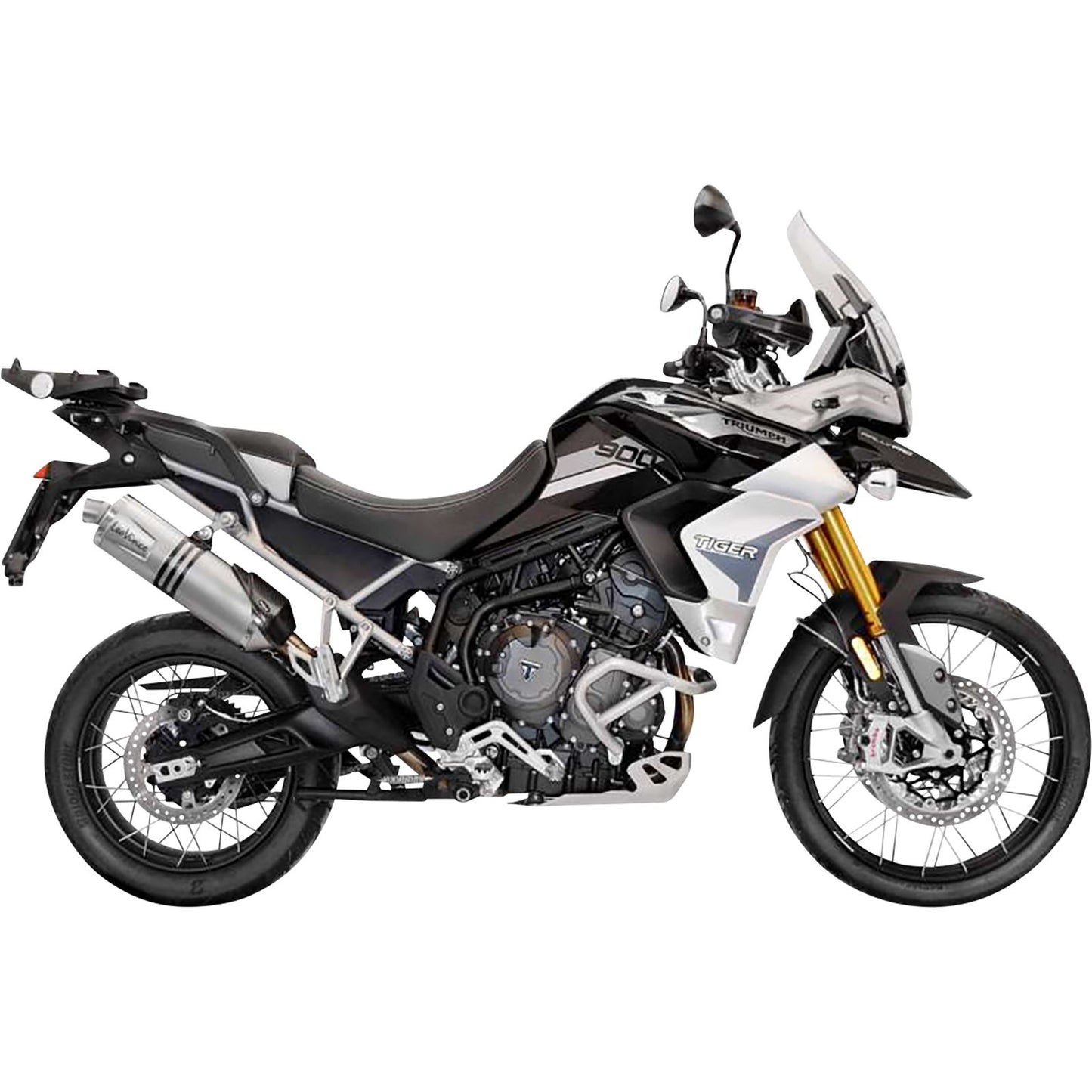 Leovince LV One Evo Slip-On Muffler - Stainless Steel - Carbon Fiber End Cap [MPN: 14352E]_914864