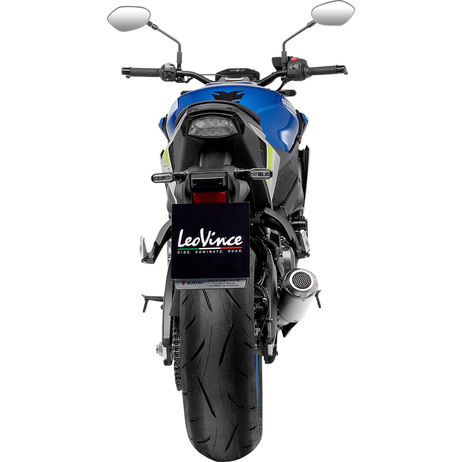 LeoVince LV-10 Slip-On Muffler - Stainless Steel for Suzuki [MPN: 15245]_914838