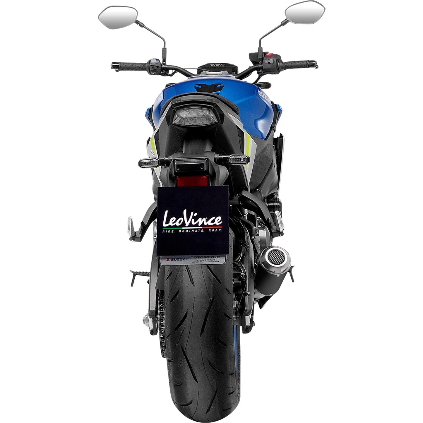 LeoVince LV-10 Slip-On Muffler - Black Edition for Suzuki [MPN: 15245B]_914841