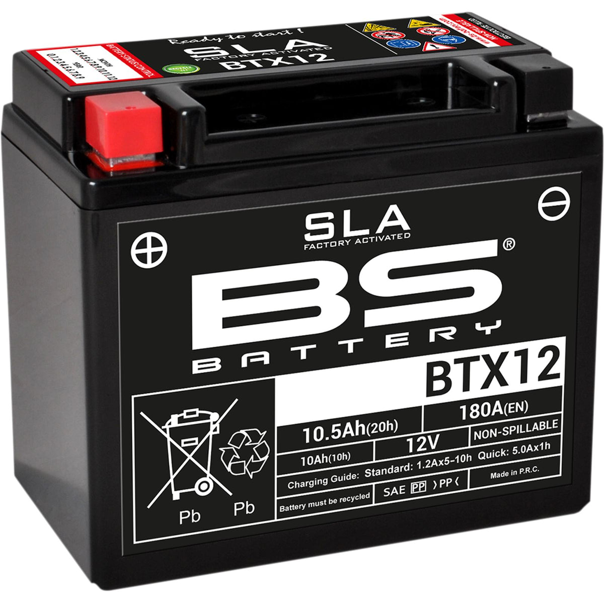 BS Battery Battery - 12V - 10ah - BTX12 [MPN: 300680]_914913