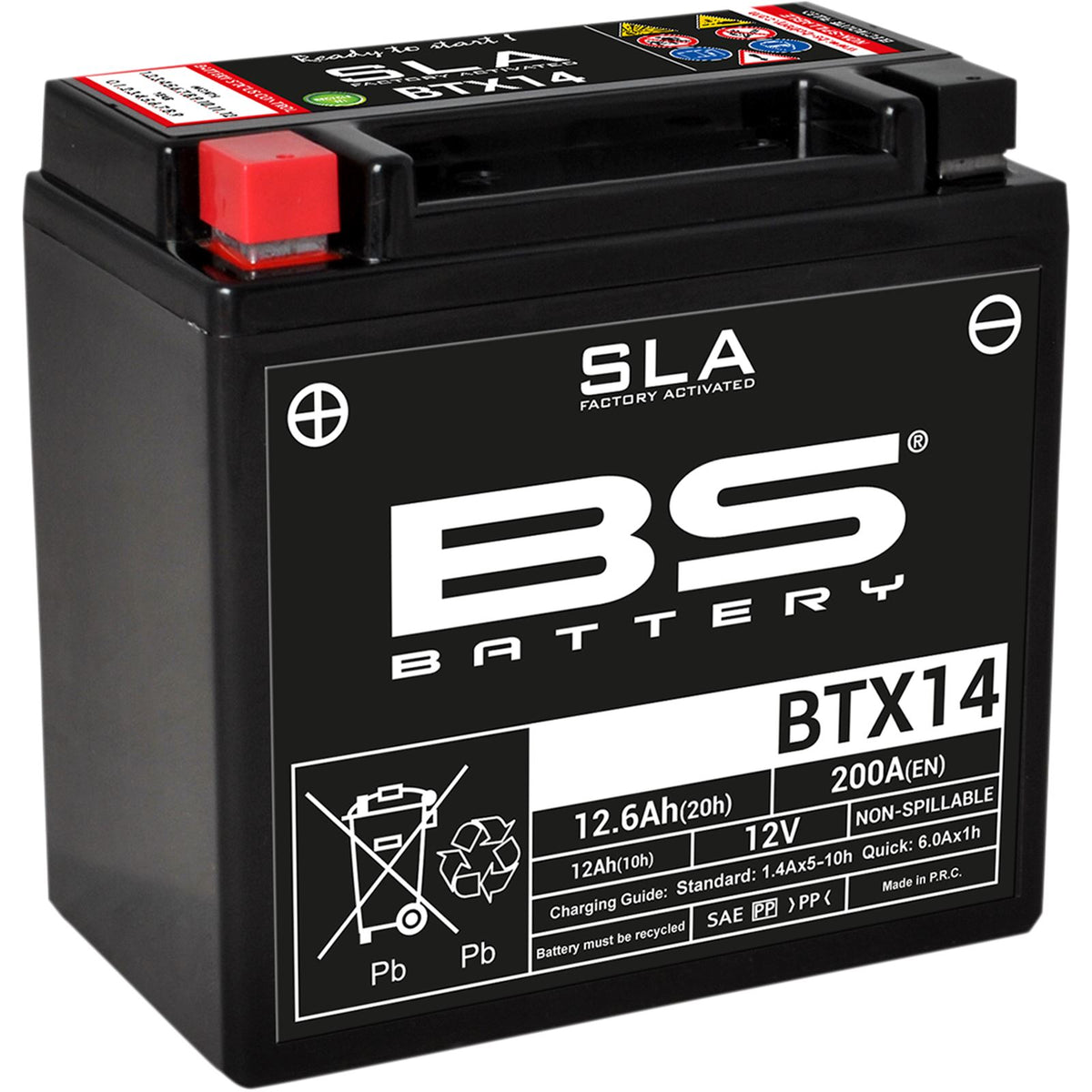 BS Battery Battery - 12V - 12ah - BTX14 [MPN: 300681]_914914