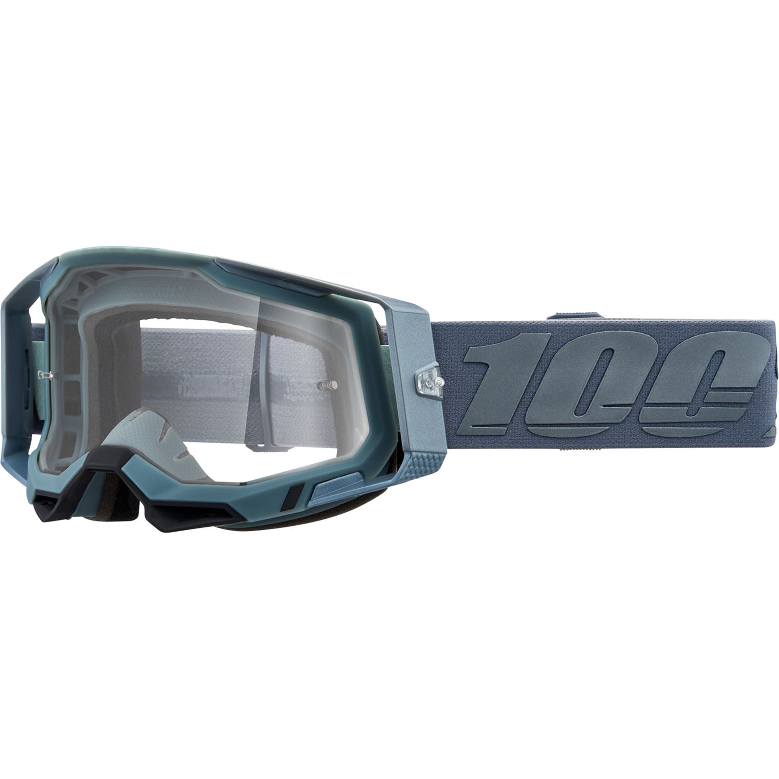 100% Racecraft 2 Goggles - Battleship - Clear 50009-00017_914935