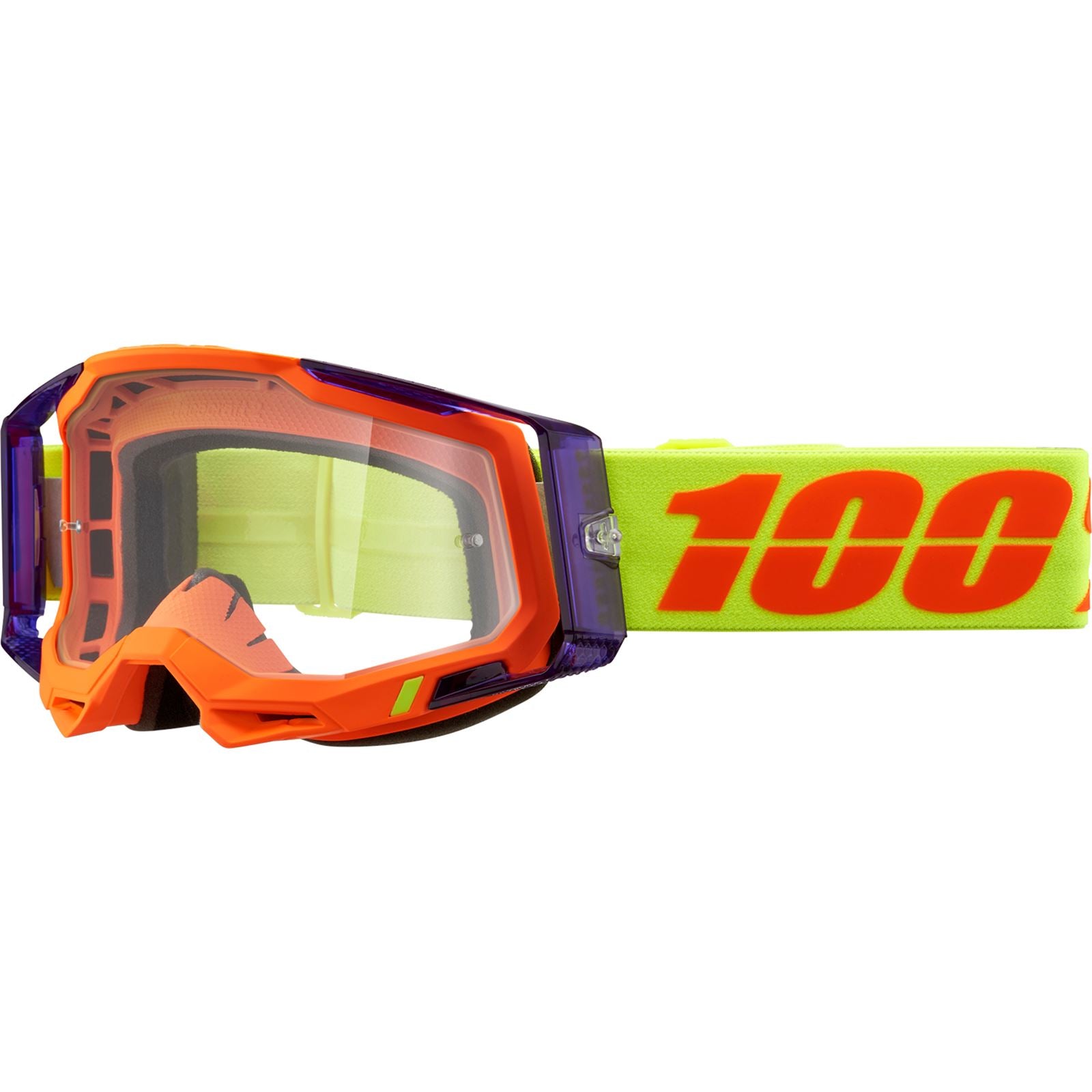 100% Racecraft 2 Goggles - Panam - Clear 50009-00021_914939