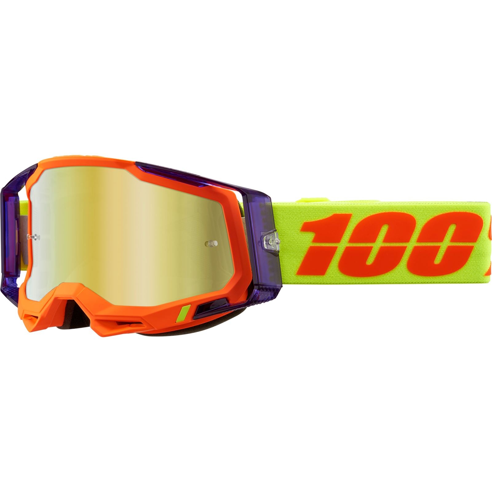 100% Racecraft 2 Goggles - Panam - Gold Mirror 50010-00021_914946
