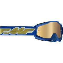 FMF Racing PowerBomb Goggles - Rocket - Deep Navy - Gold Mirror [MPN: F-50037-00010]_915015