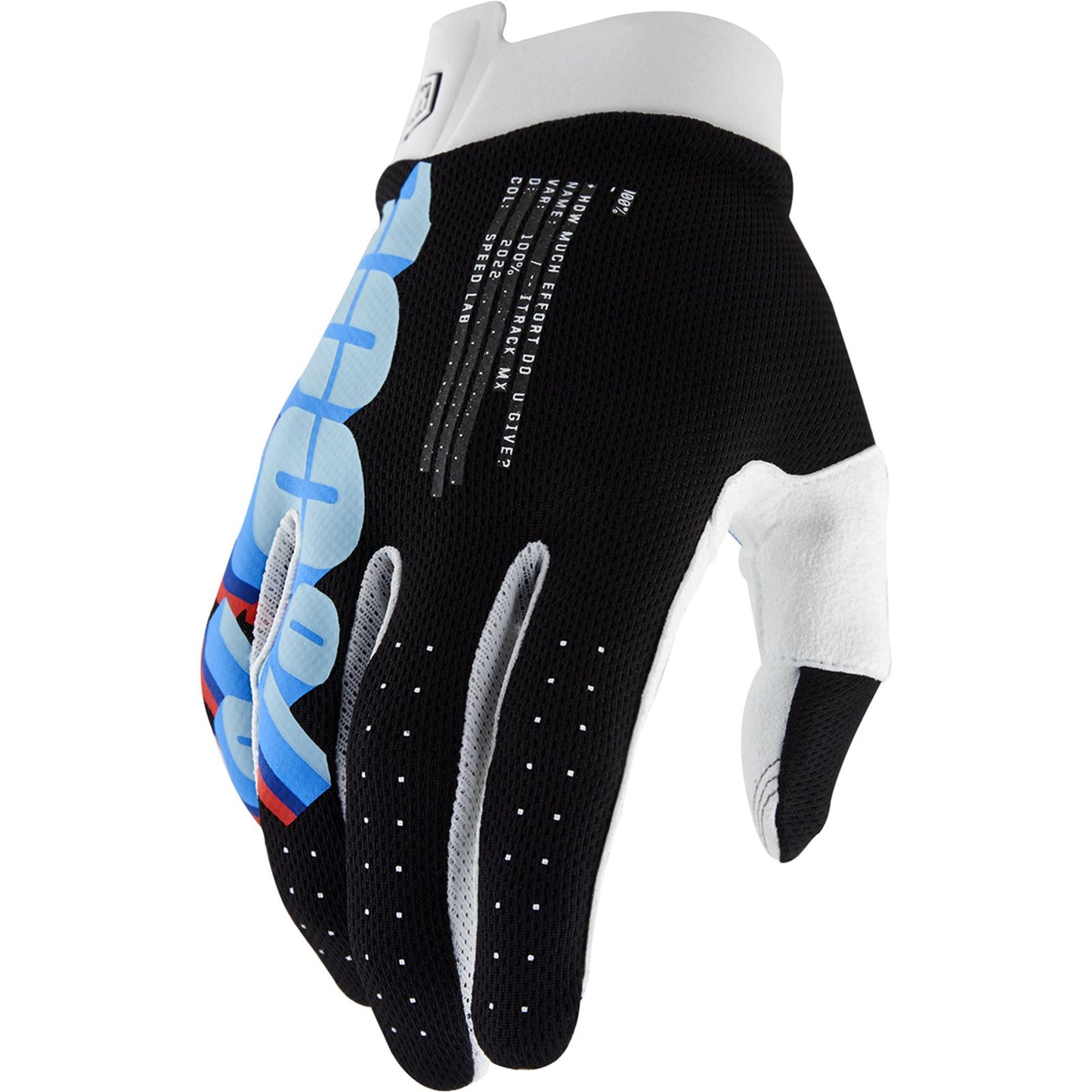 100% iTrack Gloves - System Black - Medium [MPN: 10008-00036]_915091