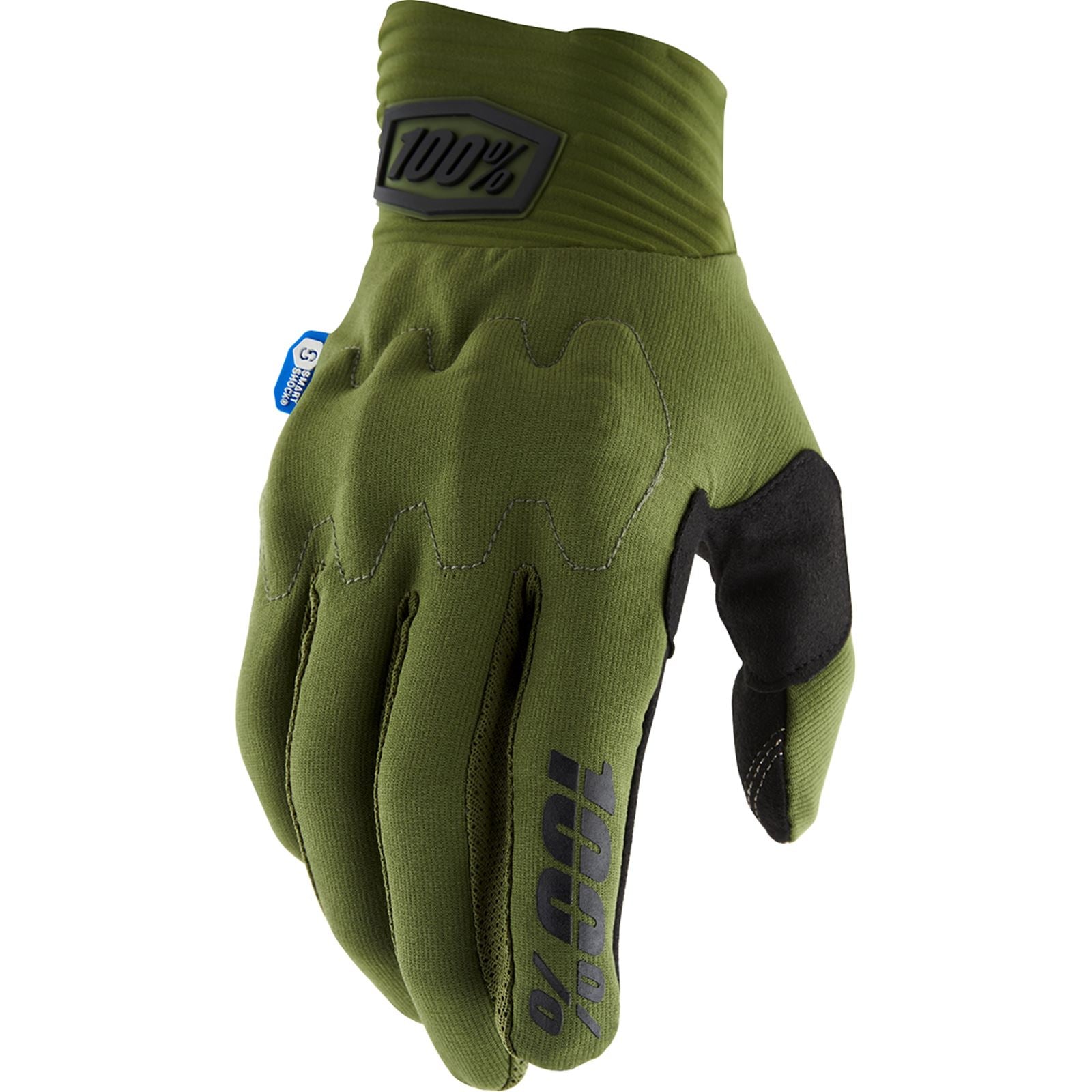 100% Cognito Smart Shock Gloves - Army Green/Black - XL [MPN: 10014-00028]_915163