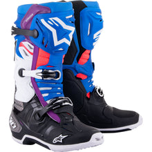 Alpinestars Tech 10 Supervented Motorcycle Boots - Blue/Black/White_1102211