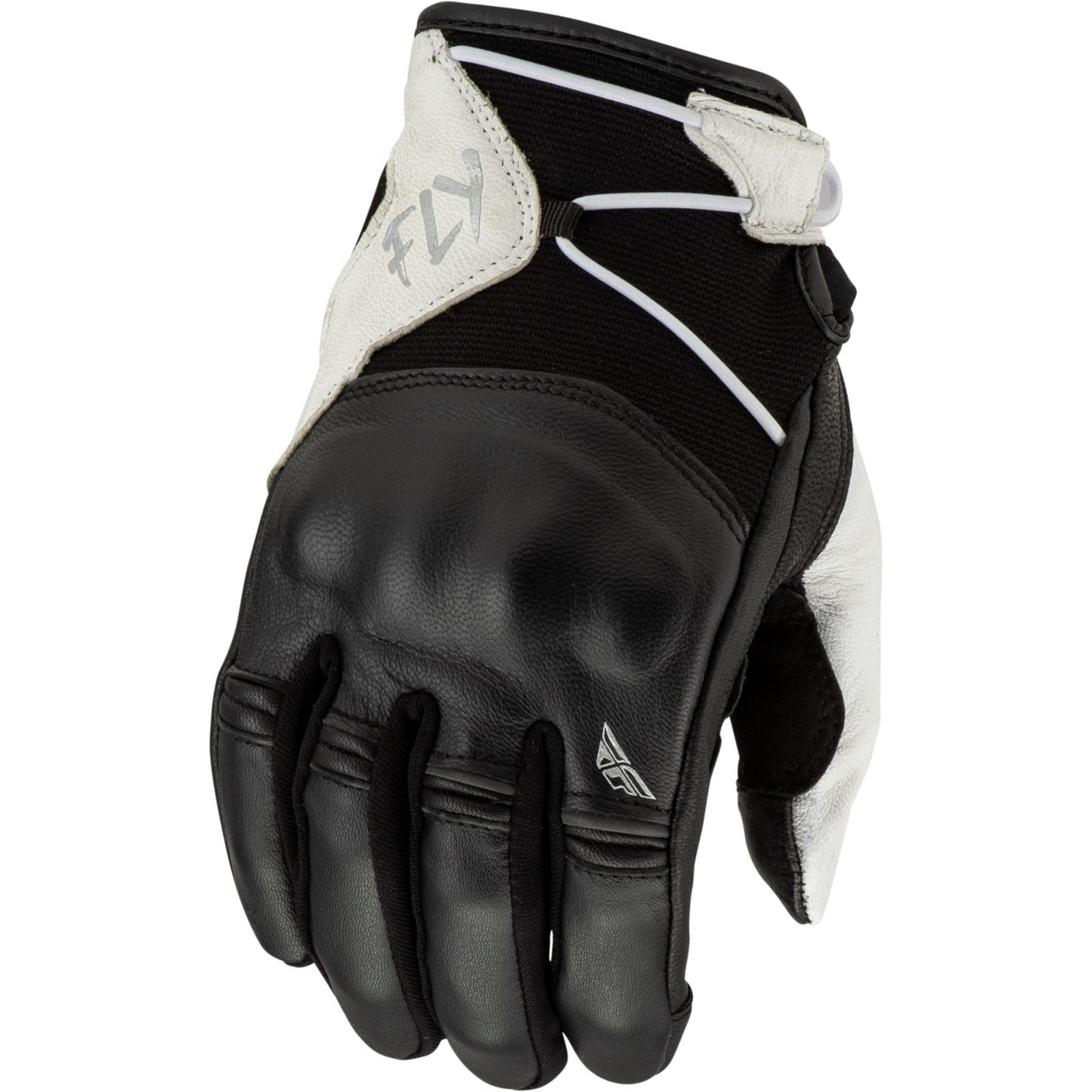 Fly Racing Venus Gloves - Black/White - Small 476-6125S_1300940
