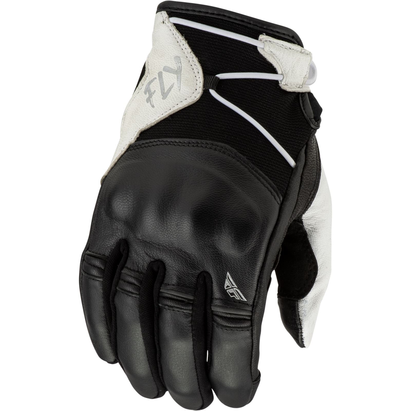 Fly Racing Venus Gloves - Black/White - XL 476-6125X_1300938