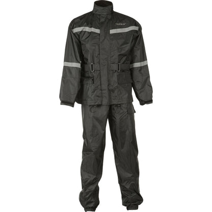 Fly Racing 2-Piece Rain Suit - Black - Small 479-8017S_1135361